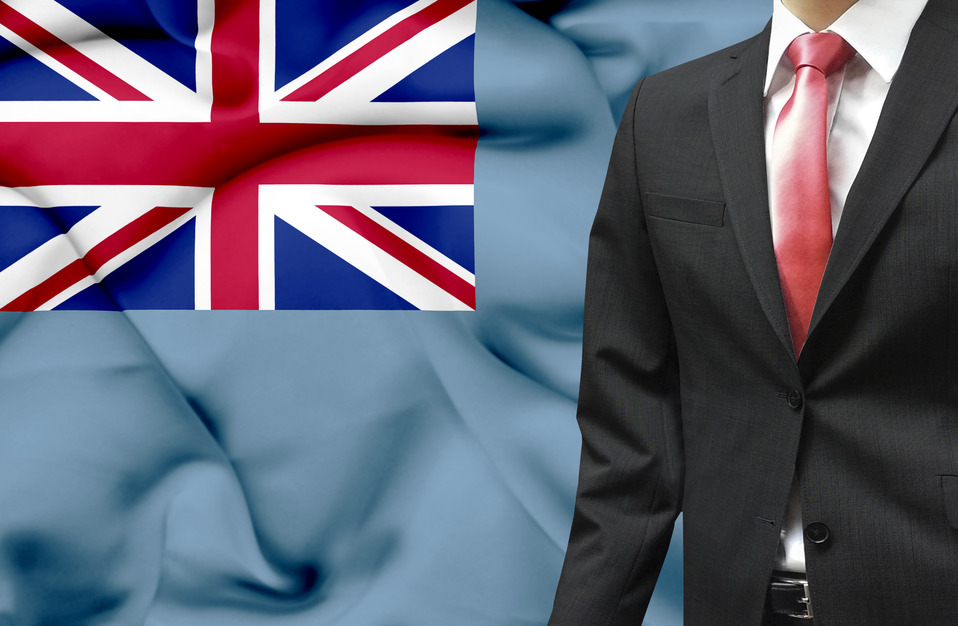 Businessman from Fiji conceptual image